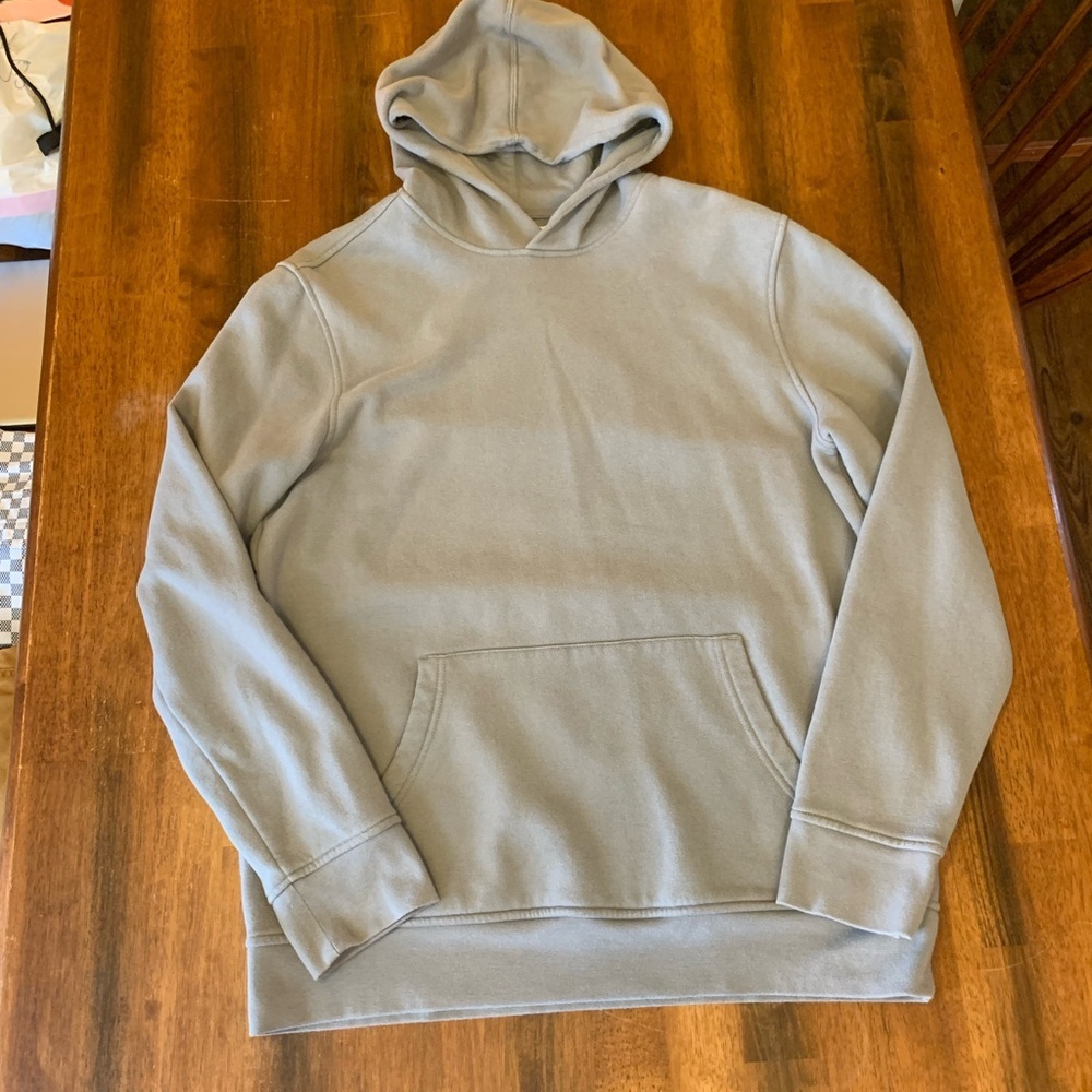 Sonoma Men's Hoodie Large Gray Pullover Front Pocket Athleisure Comfort Casual